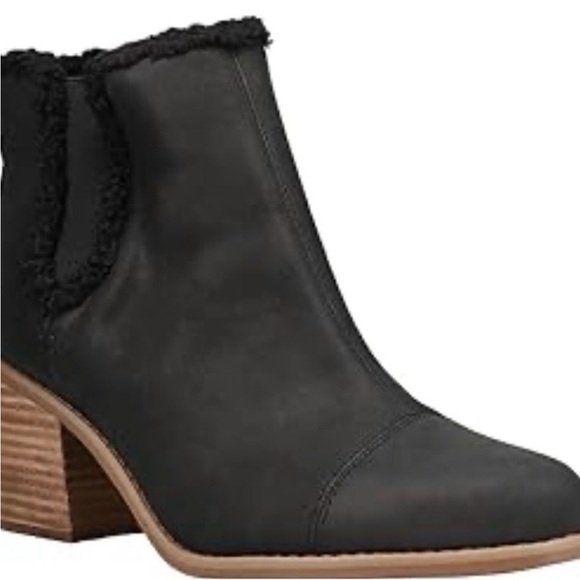 TOMS Everly faux-shearling trim Chelsea boot - Picture 6 of 6